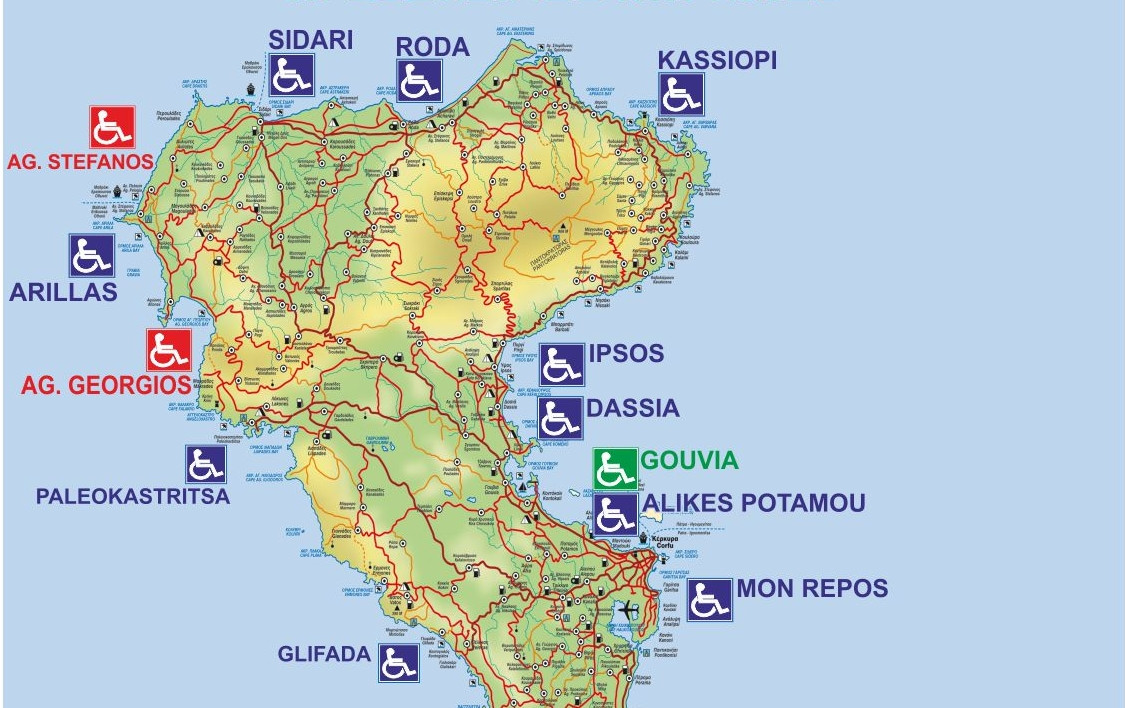 Παγκόσμια πρωτιά της Κέρκυρας σε παραλίες προσβάσιμες από ΑμΕΑ