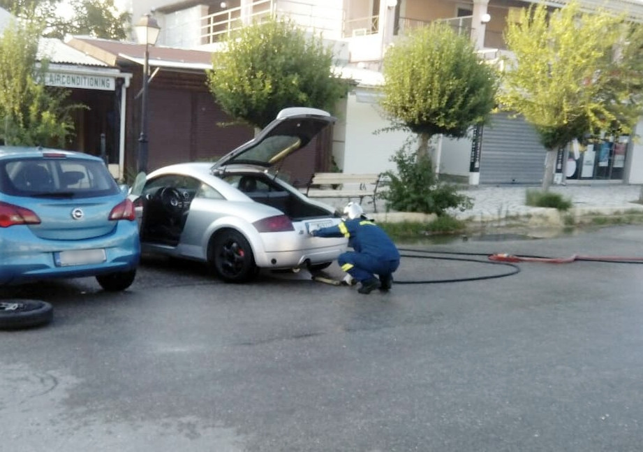 Διαρροή υγραερίου σε όχημα στην Αχαράβη, αποκλείστηκε η περιοχή