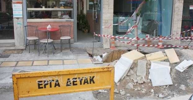 DEYAK carrying out repairs in Garitsa - Anemomylos