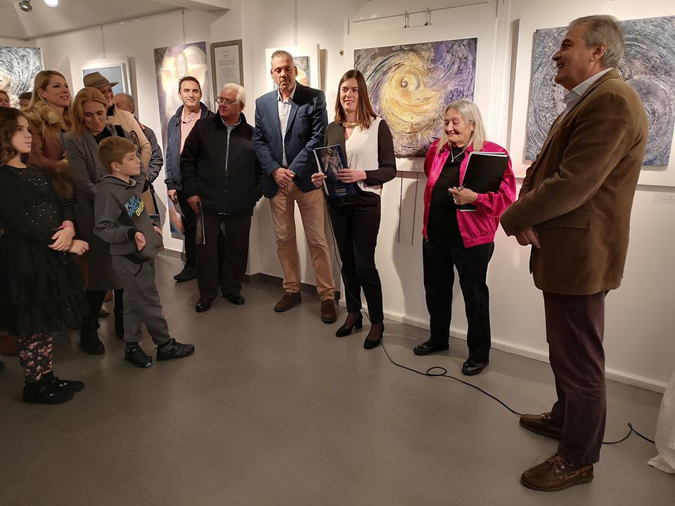 Τα εγκαίνια της έκθεσης «Μακρόκοσμος» της Πηνελόπης Βολτέρρα