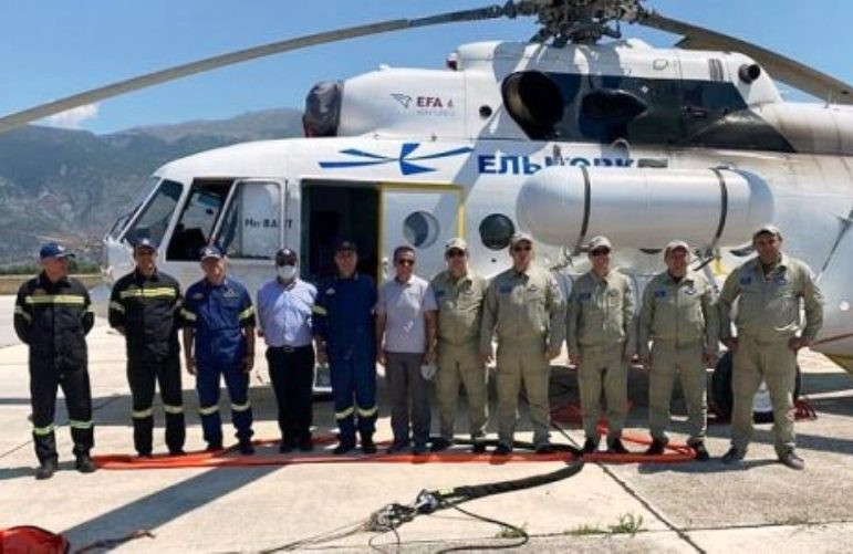 Ρωσικό πυροσβεστικό ελικόπτερο στα Γιάννενα για την αντιπυρική περίοδο