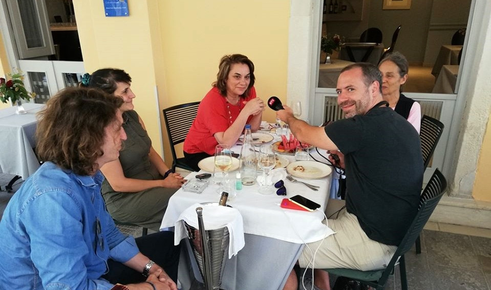 Swiss TV and radio in Corfu for the beginning of the tourist season