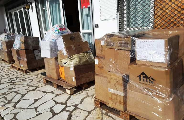 Συλλογή ειδών α΄ ανάγκης για τη Μόρια από την Ένωση Περιθειωτών
