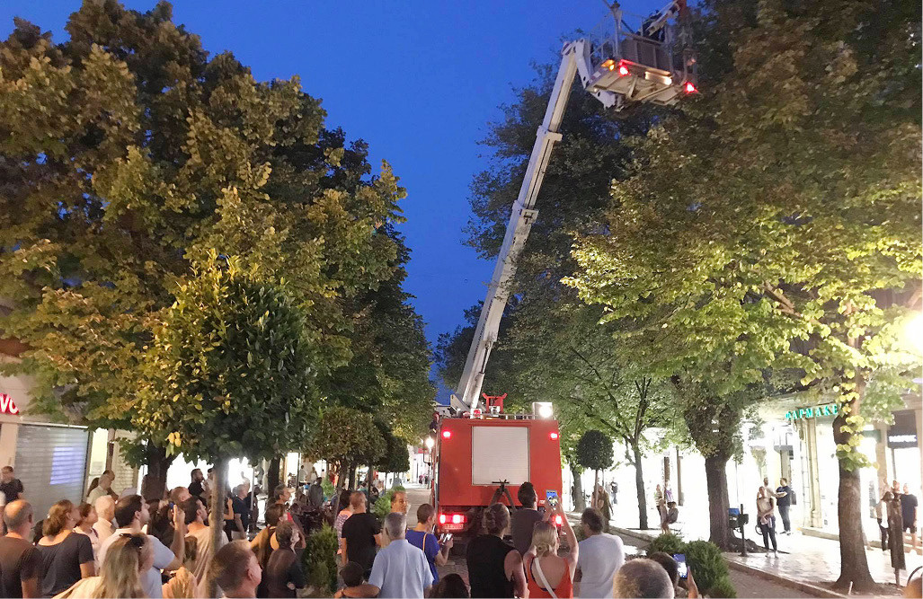 Κατέβηκε το γατάκι που είχε εγκλωβιστεί σε ψηλό δέντρο (βίντεο)