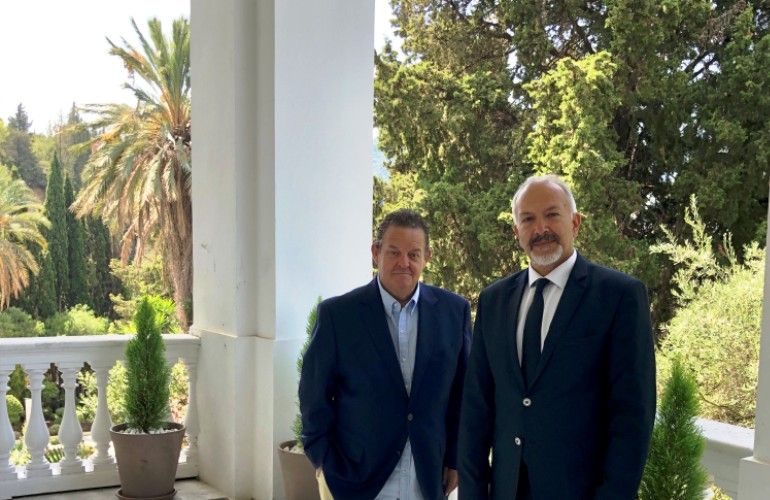 Ενημέρωση Στέφανου Γκίκα από τον Δ/ντη του Αχιλλείου