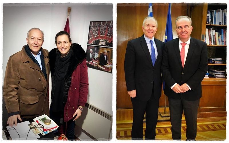 Είδε τον Υφυπουργό Ανάπτυξης ο Γκίκας - Συνάντηση και με την βραβευμένη Επικελευστή του Λ.Σ. Μαρία Κόντη