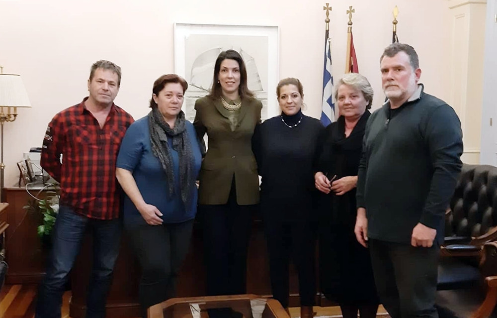 Με τη Μερόπη Υδραίου συναντήθηκε ο Σύλλογος Τεμπλονίου