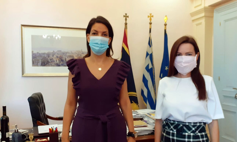 Η Πρέσβης της Βοσνίας-Ερζεγοβίνης συναντήθηκε με Υδραίου - Ανδριώτη