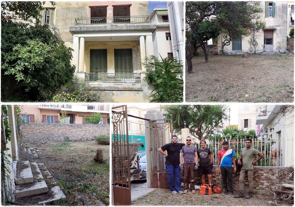 Η ομάδα του ΄Ολοι Μαζί καθάρισε τον κήπο της «Ιονίου Σχολής»
