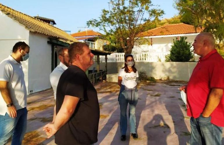 Αυτοψία του ΚΚΕ στις πληγείσες από τον «Ιανό» περιοχές της Ζακύνθου