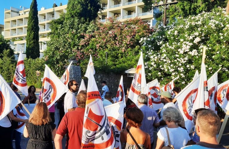 Συνεχίζονται οι κινητοποιήσεις του Συνδικάτου Ξενοδοχοϋπαλλήλων