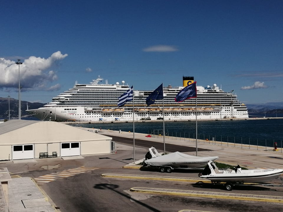 Το Costa Diadema στο Λιμάνι της Κέρκυρας