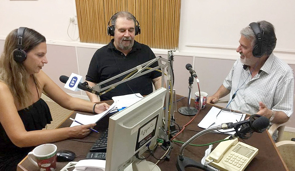 Ο Σπ. Μαυρόπουλος στην εκπομπή της ΕΡΑ Κέρκυρας «Τα τραγούδια μας, οι ρίζες μας»