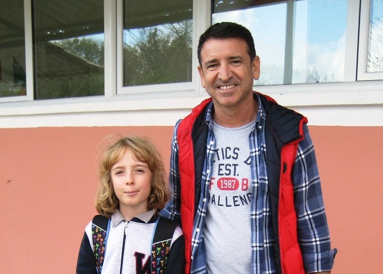 Από τη Γερμανία, μαθητής στην Άφρα