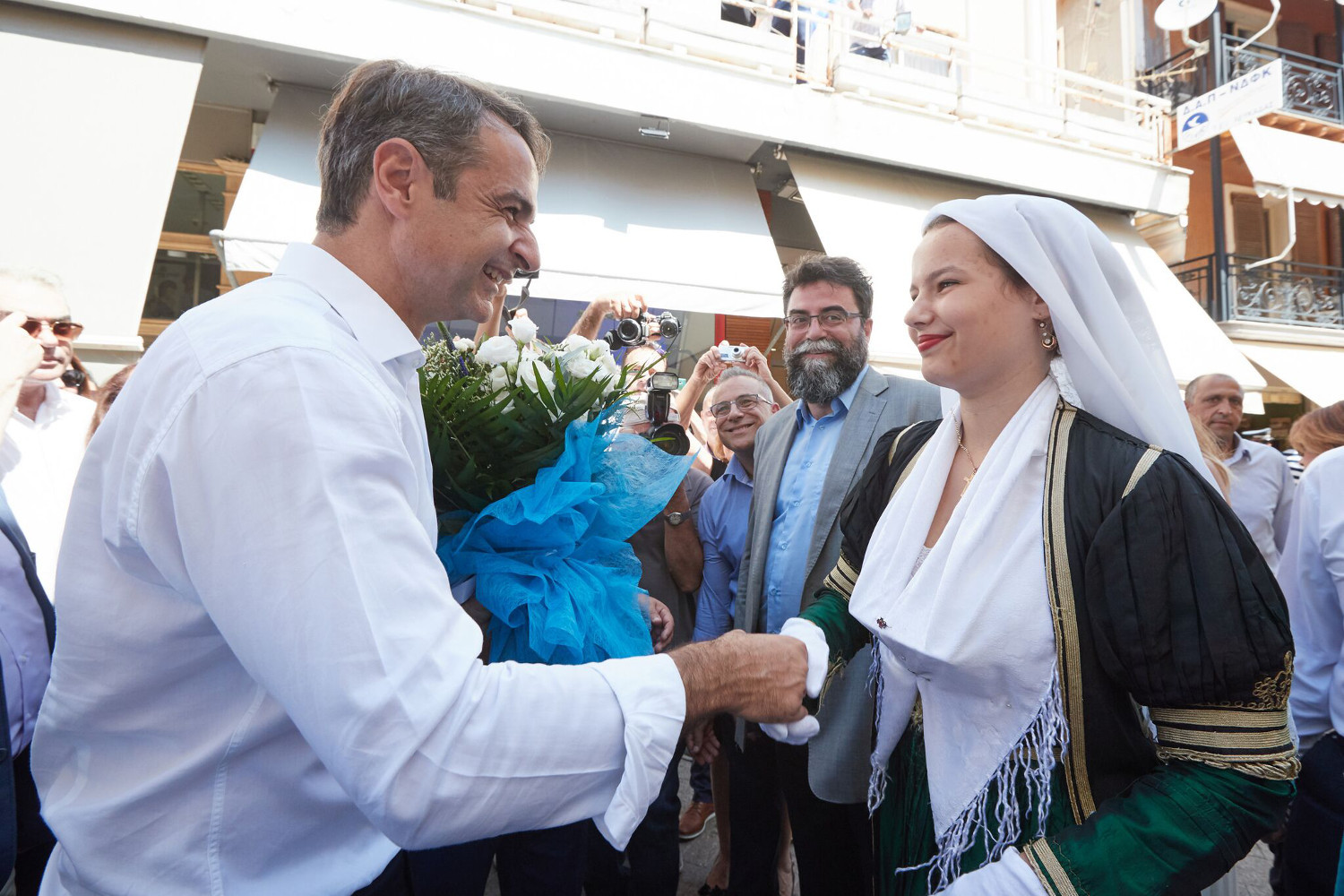 Για το μακεδονικό μίλησε (και) στην Λευκάδα, ο Μητσοτάκης
