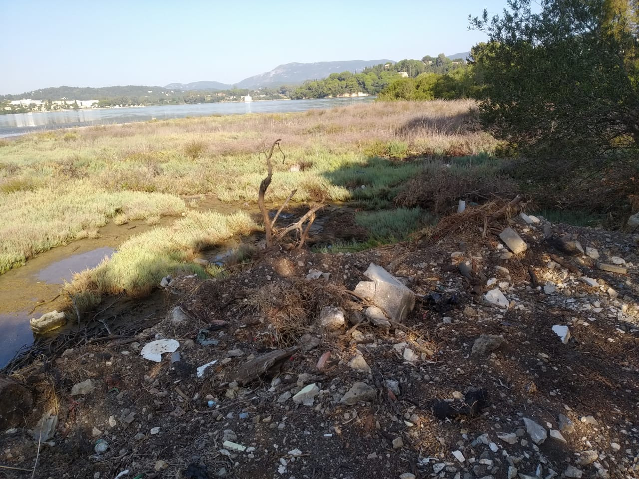 Corfu Environmental Protection Association reports land clearance on Gerekou Island wetland