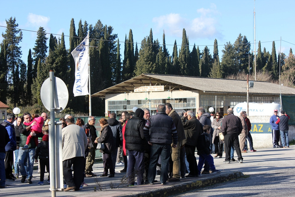 Σφραγίστηκε η δεξαμενή υγραερίου στα Γουβιά