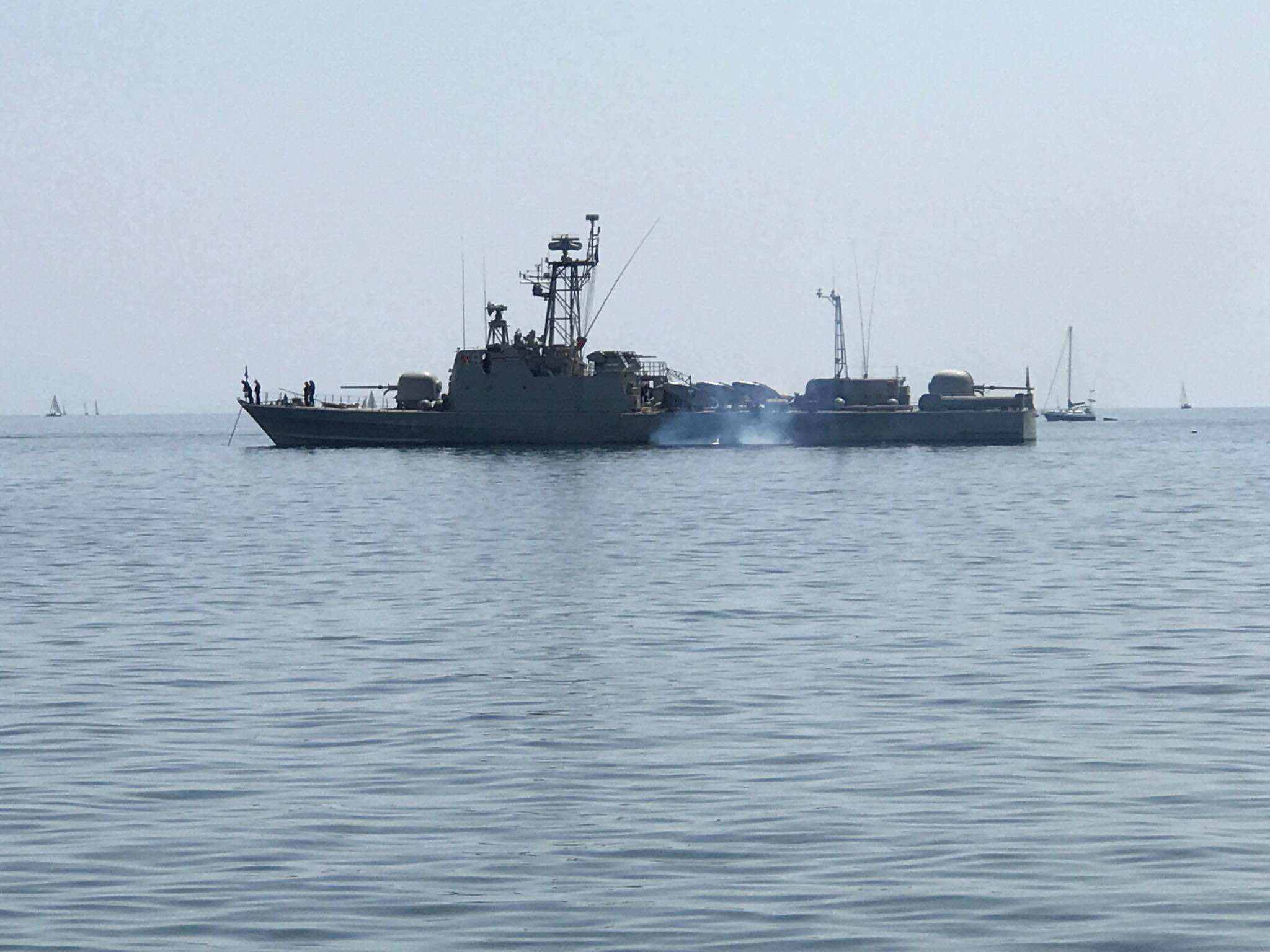 Πυραυλάκατος του Ναυτικού συνοδεύει τα σκάφη του Ράλι Ιονίου