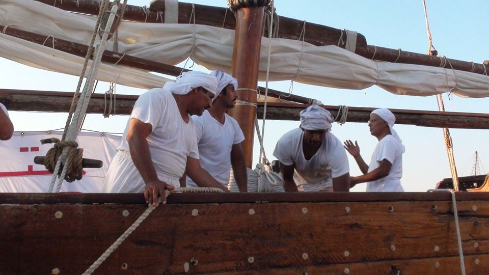 Στο λιμάνι έδεσε η βρατσέρα του Κατάρ «πρόμο» για το Μουντιάλ (φωτο)