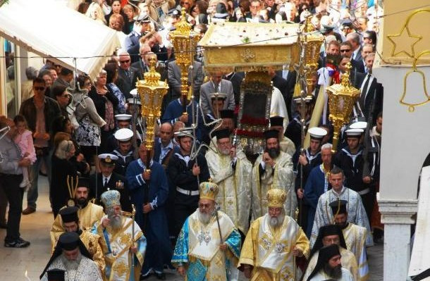 Εντός Ναού η Λιτάνευση του Αγ. Σπυρίδωνα το Πρωτοκύριακο