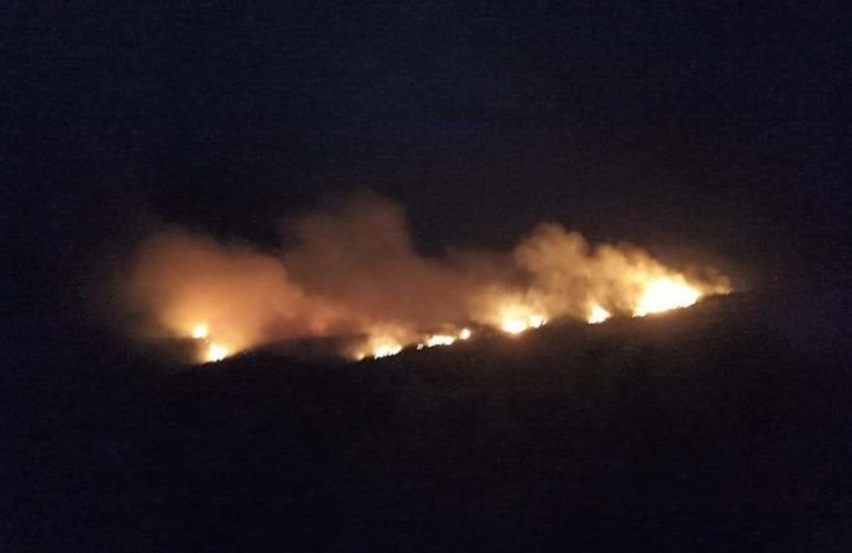 Ολονύχτια «μάχη» με τις φλόγες στη Ζάκυνθο (video-photos)