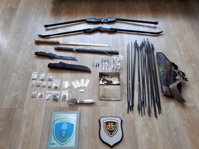 Man arrested for possession of cannabis and pills