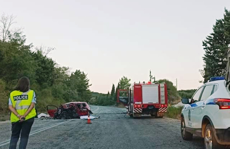 Τέσσερις νεκροί σε τροχαίο δυστύχημα στην Ε.Ο. Πρέβεζας-Ηγουμενίτσας