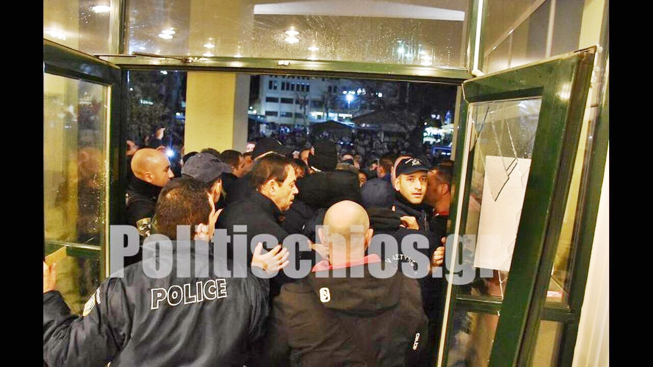 Ένταση στη Χίο για τη δημιουργία δομής φιλοξενίας προσφύγων