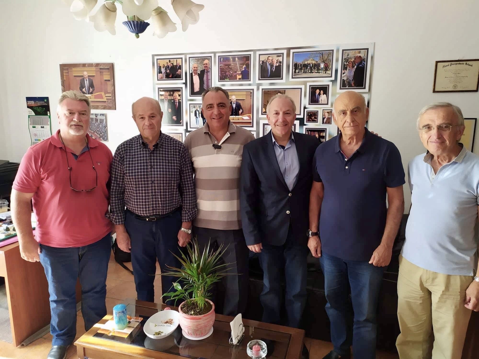 Συναντήσεις Γκίκα με την Διοίκηση του ΟΛΚΕ, την Ένωση Αστυνομικών και την Χορωδία Κέρκυρας